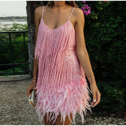 Shimmering Fringe Dress