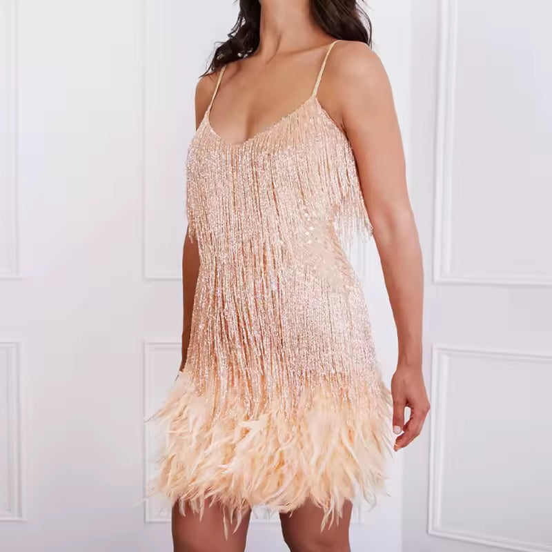 Shimmering Fringe Dress