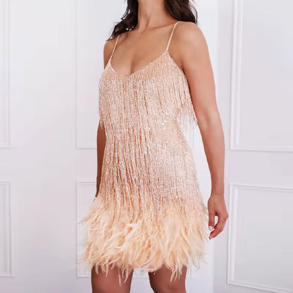 Shimmering Fringe Dress